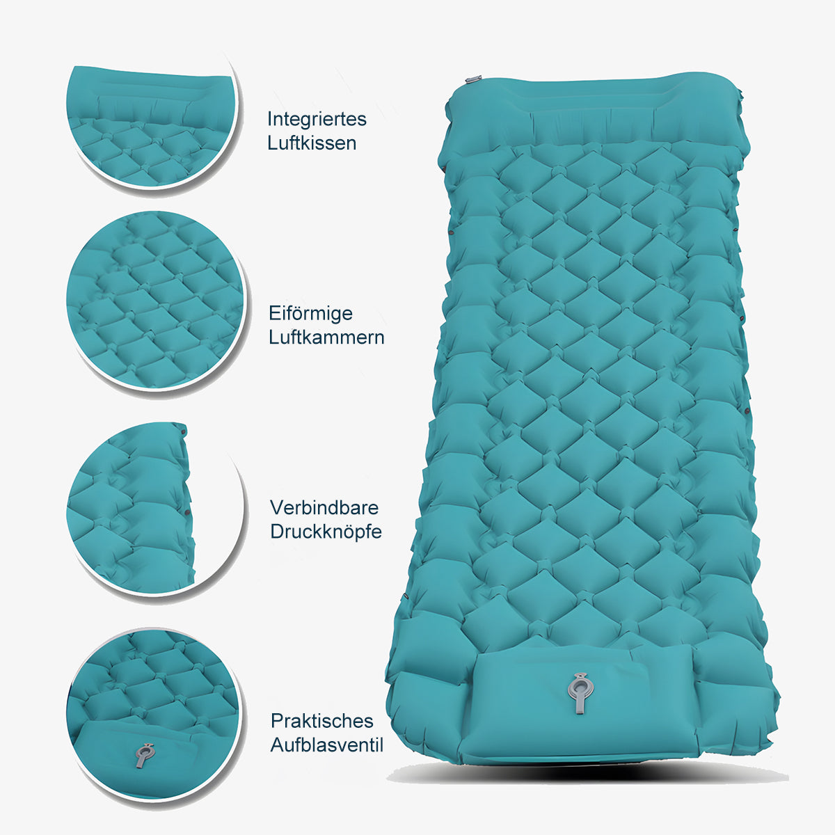 Ultraleichte Camping Isomatte – Wasserdichte Luftmatratze für Outdoor & Trekking