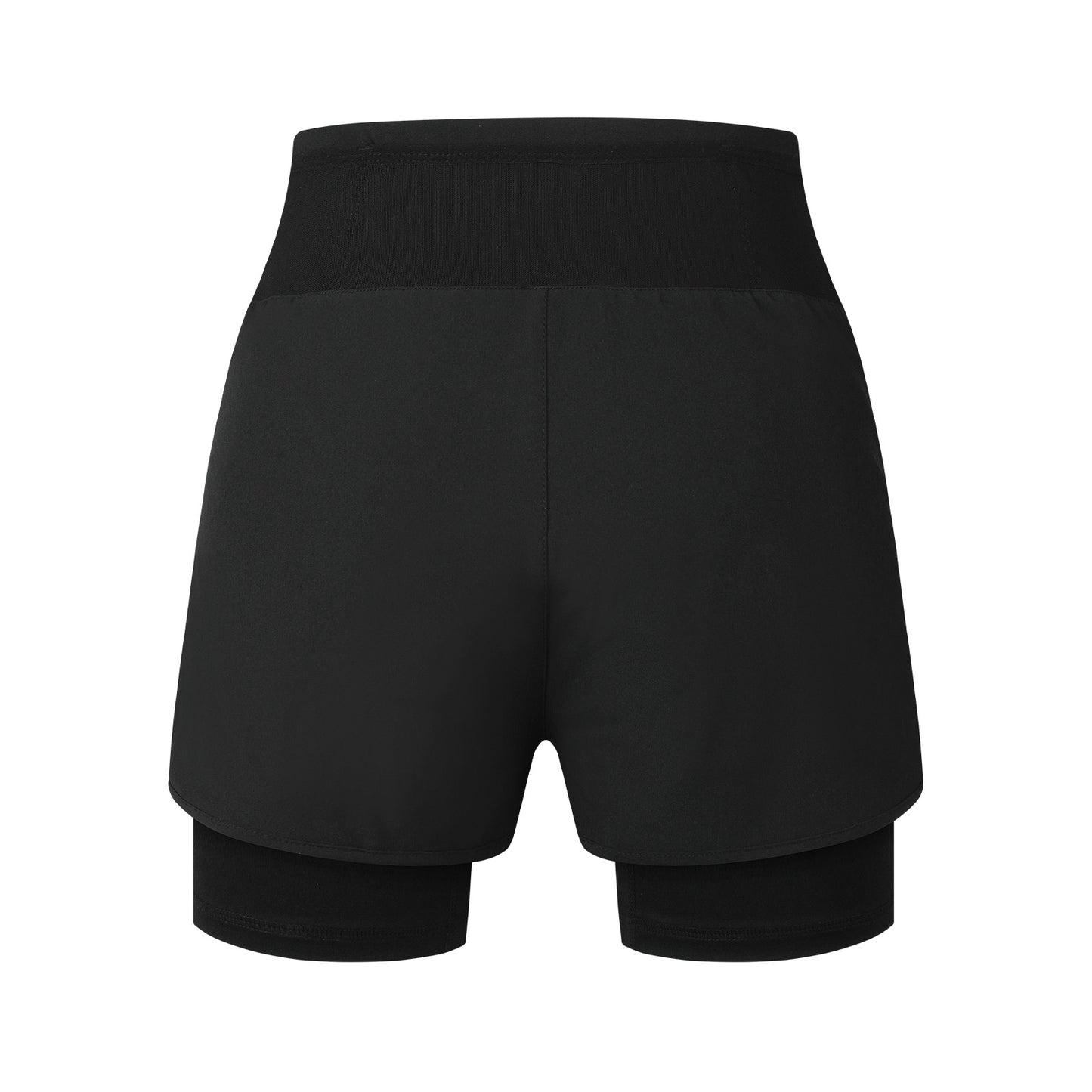 Damen 2-in-1 MTB Fahrradhose mit 4D Sitzpolster – Atmungsaktiv & Schnelltrocknend