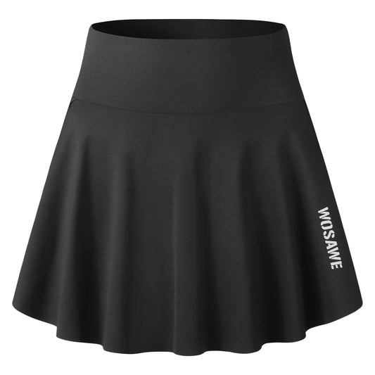 Damen Fahrradrock mit gepolsterter Innenhose – Hoher Bund, atmungsaktiv & leicht