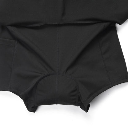Damen Fahrradrock mit gepolsterter Innenhose – Hoher Bund, atmungsaktiv & leicht