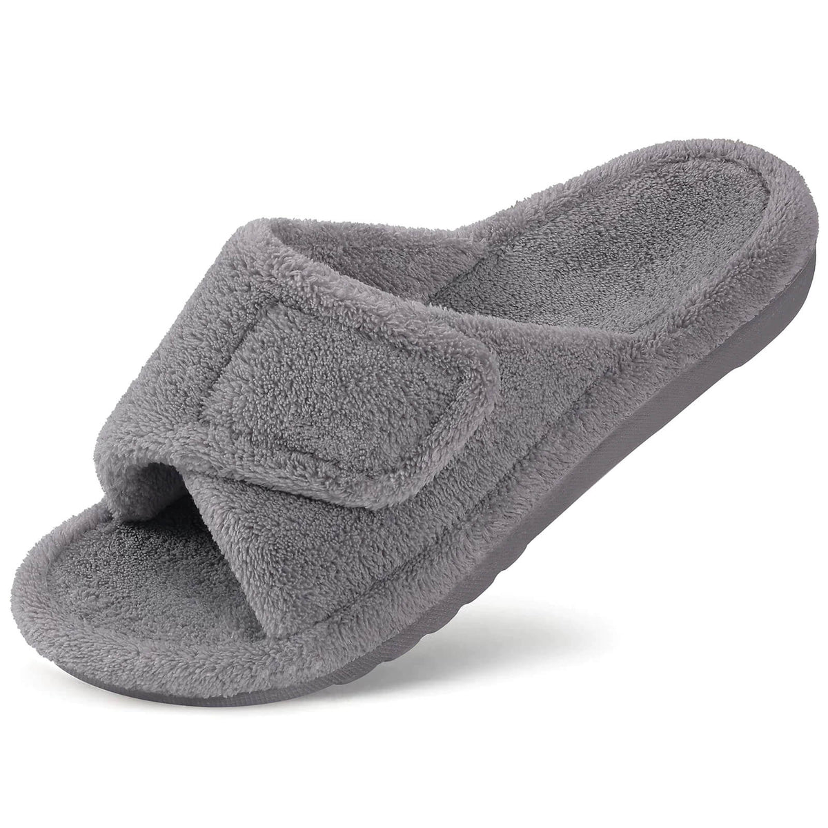 Damen Hausschuhe mit Fußgewölbestütze – Weicher Memory Foam & verstellbare Passform