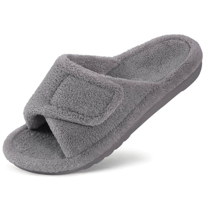 Damen Hausschuhe mit Fußgewölbestütze – Weicher Memory Foam & verstellbare Passform