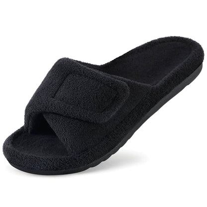 Damen Hausschuhe mit Fußgewölbestütze – Weicher Memory Foam & verstellbare Passform