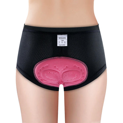Damen Radsportunterwäsche mit 3D-Gelpolster – Atmungsaktiv & Stoßdämpfend