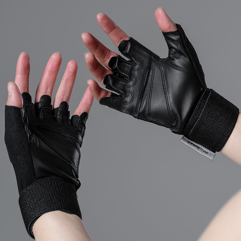 Damen Trainingshandschuhe mit Handgelenkbandage – Atmungsaktiv & Rutschfest