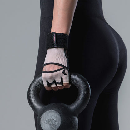 Damen Trainingshandschuhe mit Handgelenkbandage – Atmungsaktiv & Rutschfest