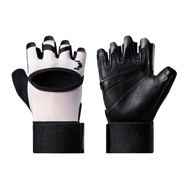 Damen Trainingshandschuhe mit Handgelenkbandage – Atmungsaktiv & Rutschfest