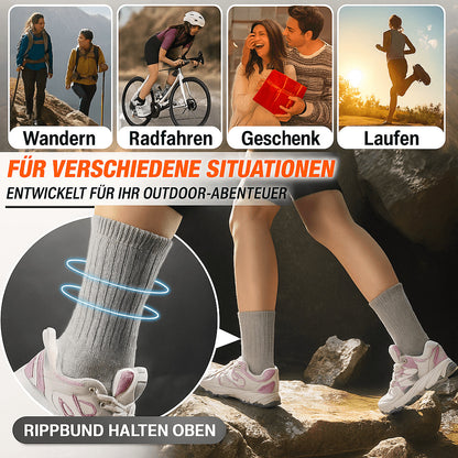 Thermosocken Damen 5 Paar – Warme & Dicke Wintersocken, Weich und Atmungsaktiv – Einheitsgröße 36–42