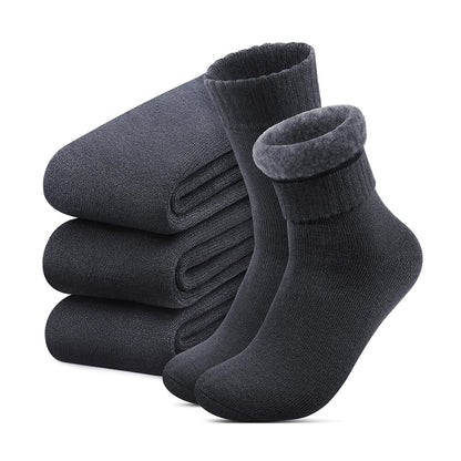 Dicke Wintersocken für Herren – Warm & Atmungsaktiv, Einheitsgröße 39–46