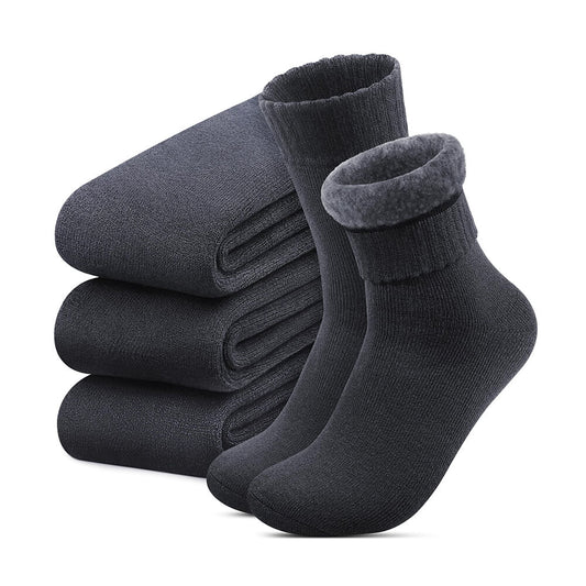 Dicke Wintersocken für Herren – Warm & Atmungsaktiv, Einheitsgröße 39–46