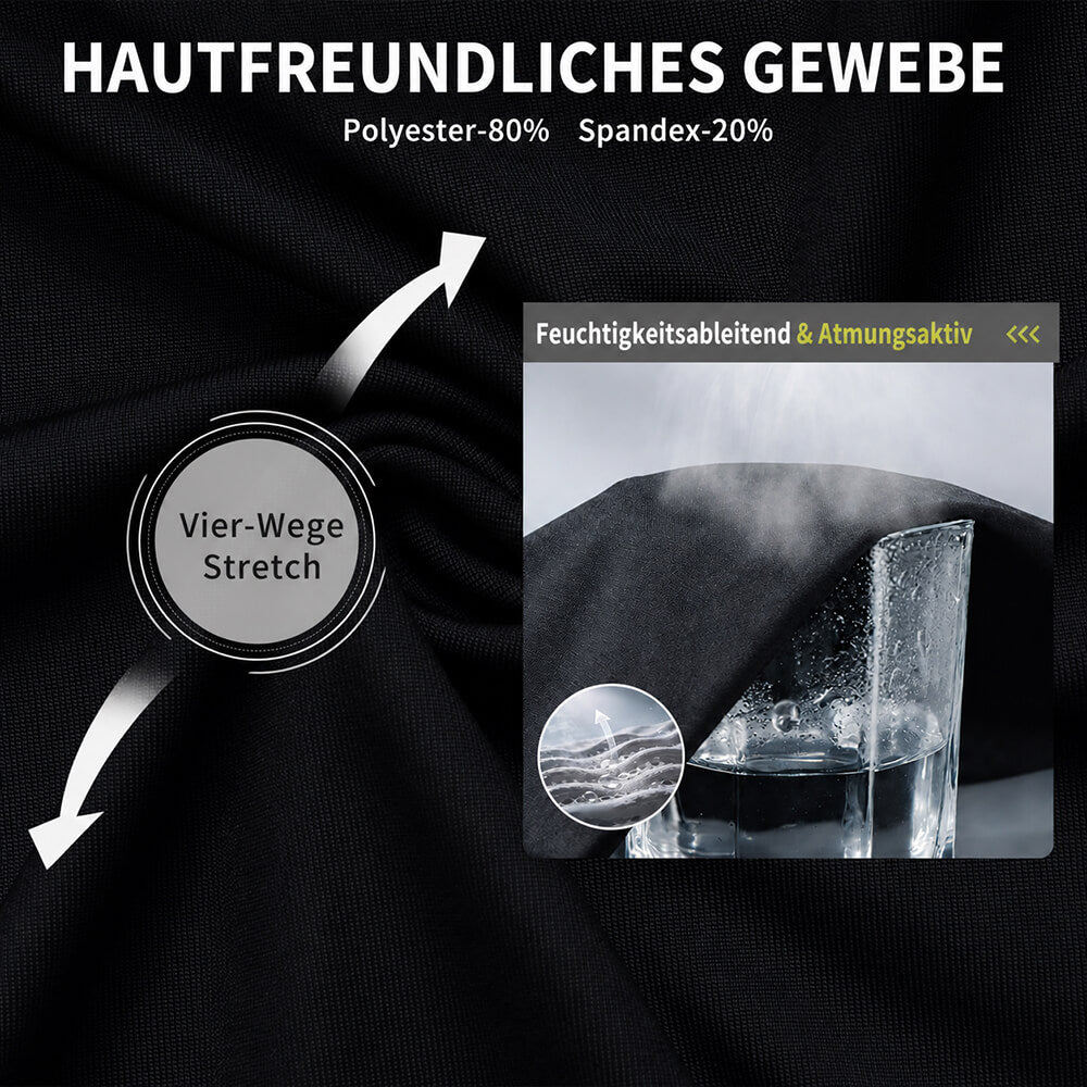 Fahrradtrikot mit 3 Rückentaschen – Atmungsaktiv, Leicht & Schnelltrocknend