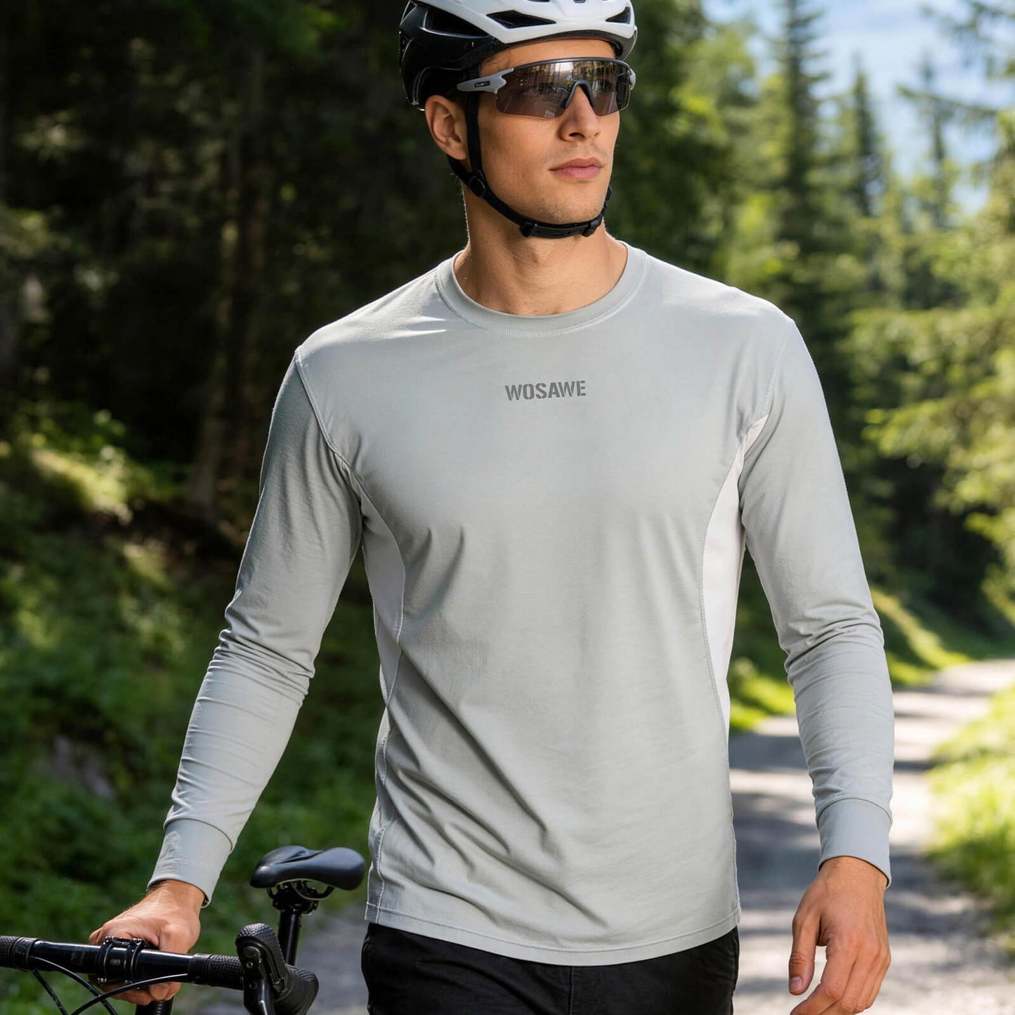 Fahrradtrikot mit 3 Rückentaschen – Atmungsaktiv, Leicht & Schnelltrocknend