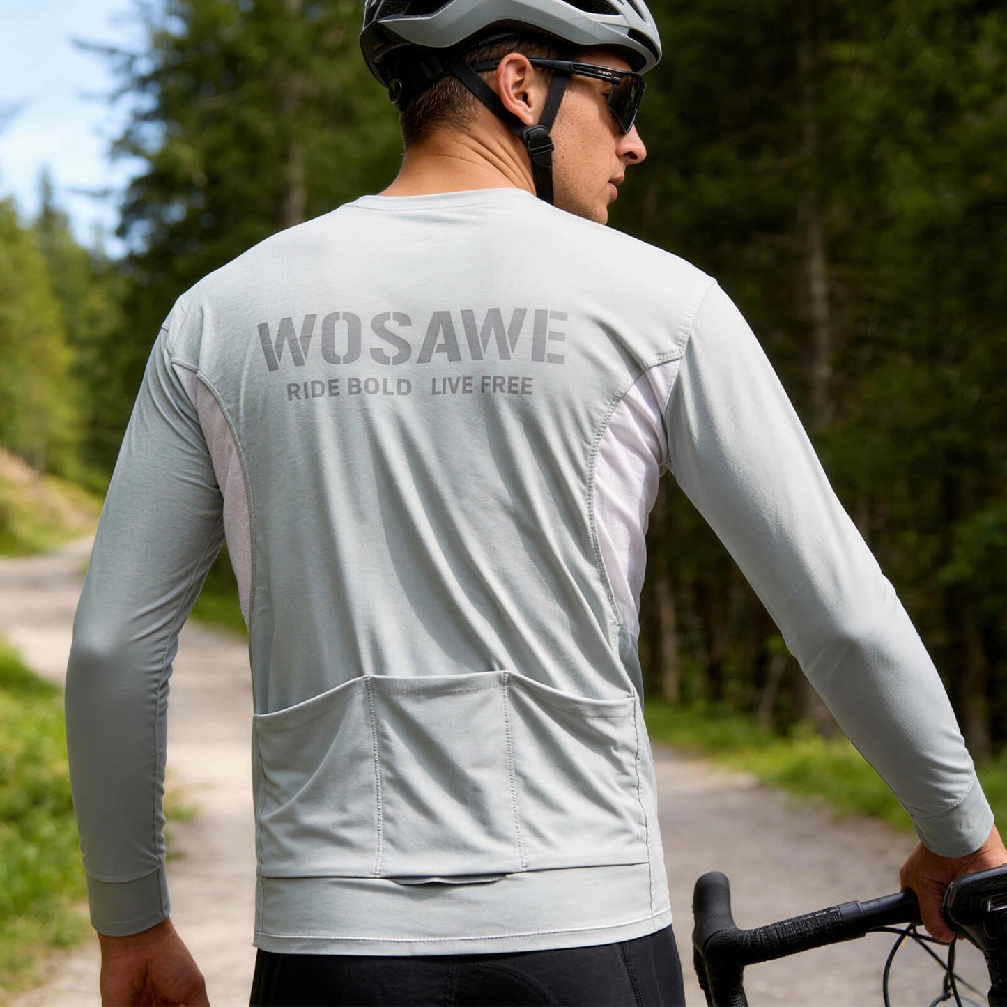 Fahrradtrikot mit 3 Rückentaschen – Atmungsaktiv, Leicht & Schnelltrocknend