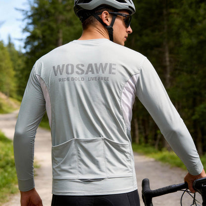 Fahrradtrikot mit 3 Rückentaschen – Atmungsaktiv, Leicht & Schnelltrocknend