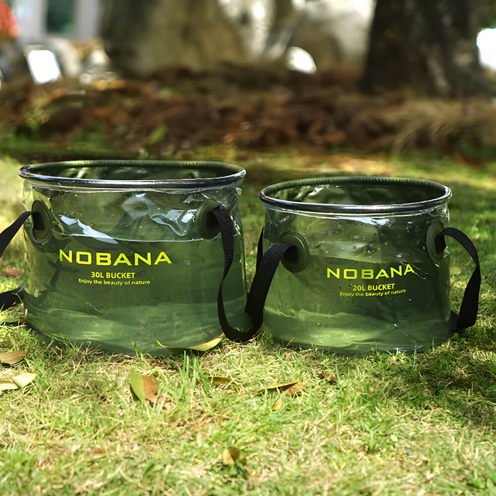 Faltbarer Outdoor Wassereimer 20L/30L – Tragbar für Camping