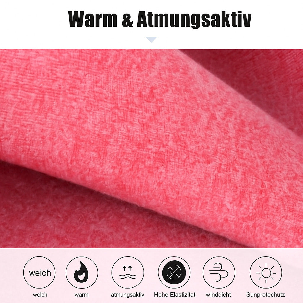 Fleece Schlauchschal Herren Damen Kinder – Warmer Halswärmer für Winter Outdoor