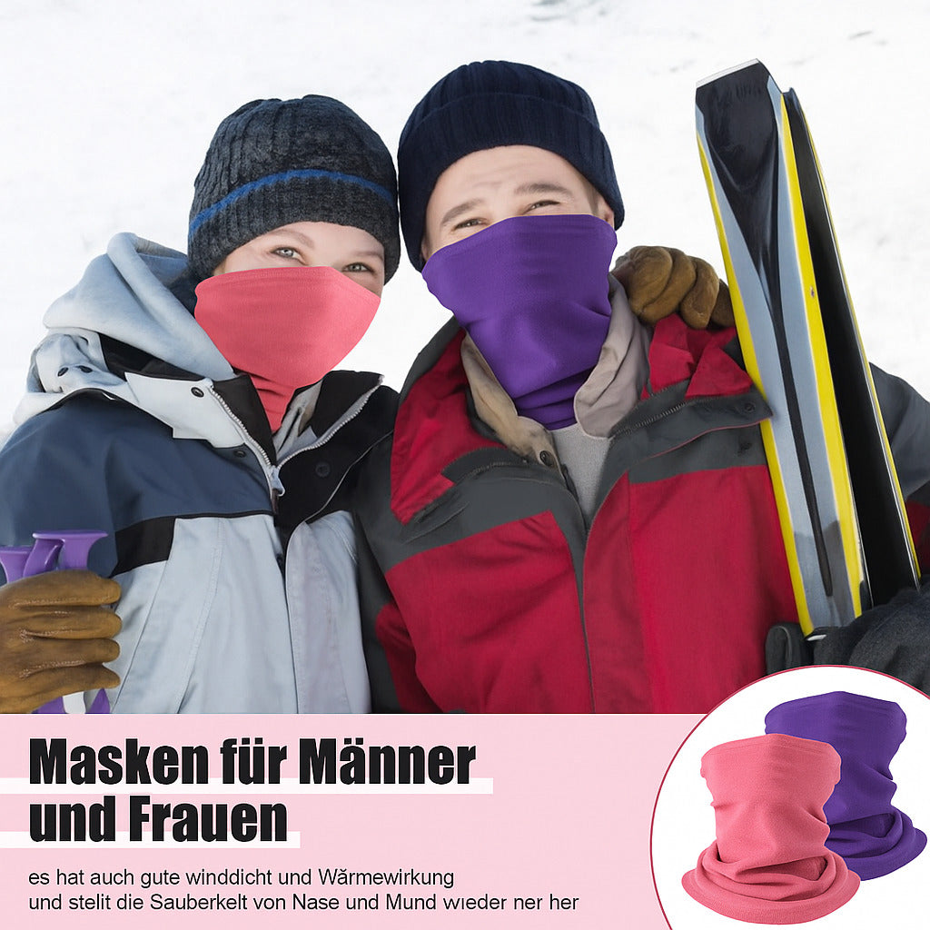 Fleece Schlauchschal Herren Damen Kinder – Warmer Halswärmer für Winter Outdoor