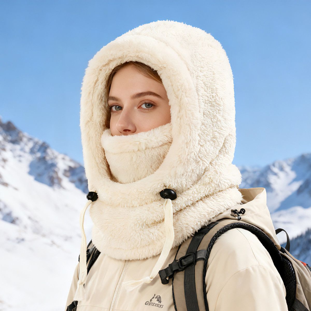 Warme Plüsch Balaclava – Fleece Sturmhaube für Kinder, Damen & Herren