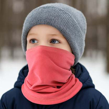 Fleece Schlauchschal Herren Damen Kinder – Warmer Halswärmer für Winter Outdoor