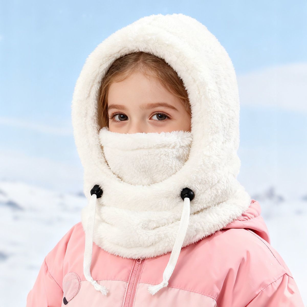 Warme Plüsch Balaclava – Fleece Sturmhaube für Kinder, Damen & Herren
