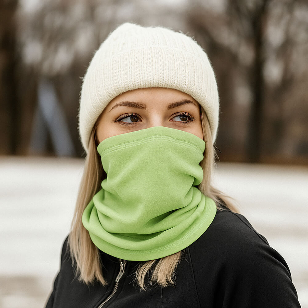 Fleece Schlauchschal Herren Damen Kinder – Warmer Halswärmer für Winter Outdoor