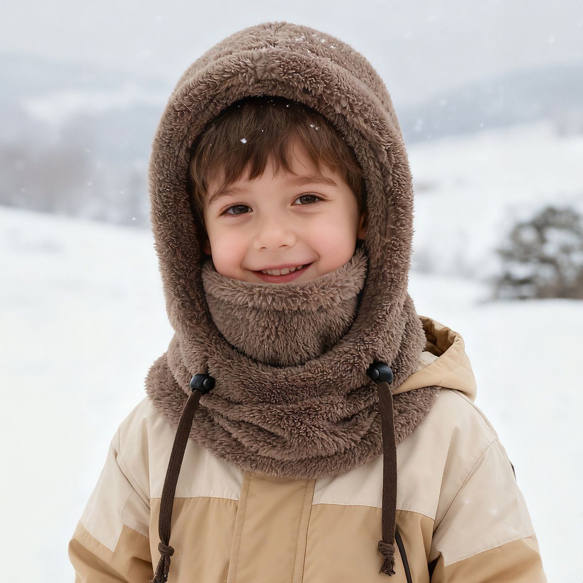 Warme Plüsch Balaclava – Fleece Sturmhaube für Kinder, Damen & Herren