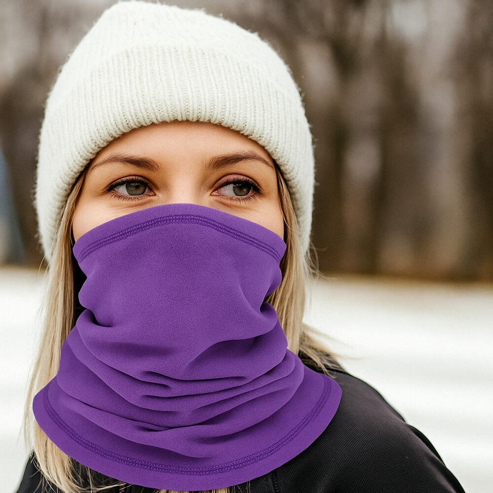 Fleece Schlauchschal Herren Damen Kinder – Warmer Halswärmer für Winter Outdoor