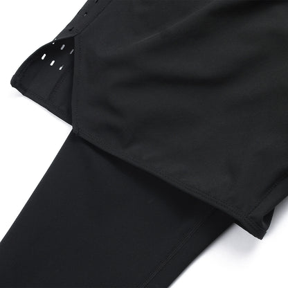 Herren 2-in-1 Fahrrad Caprihose mit Polsterung – MTB Radhose mit mehreren Taschen