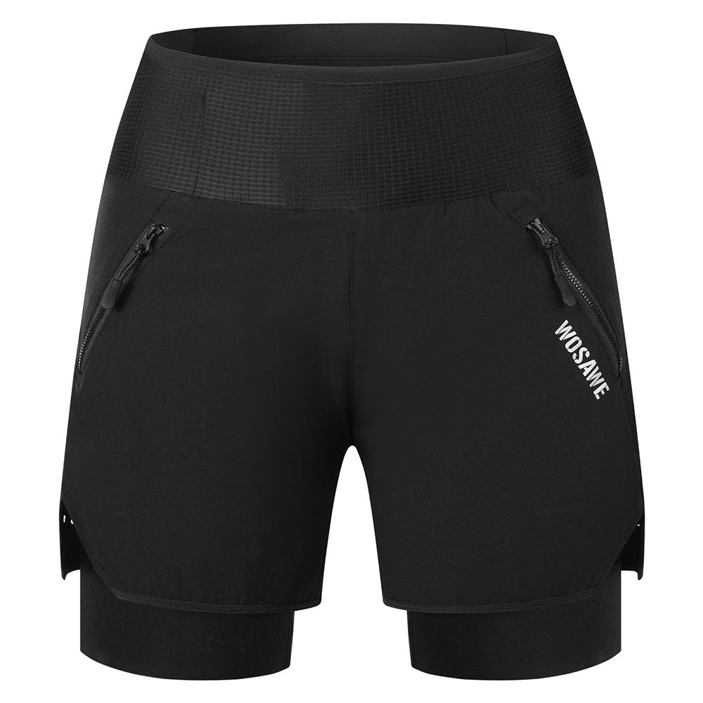 Herren 2-in-1 MTB Fahrradhose – Gepolstert, Atmungsaktiv, Schnelltrocknend, mit Mehreren Taschen