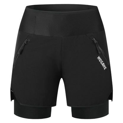 Herren 2-in-1 MTB Fahrradhose – Gepolstert, Atmungsaktiv, Schnelltrocknend, mit Mehreren Taschen