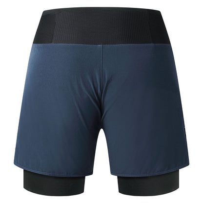 Herren 2-in-1 MTB Fahrradhose – Gepolstert, Atmungsaktiv, Schnelltrocknend, mit Mehreren Taschen