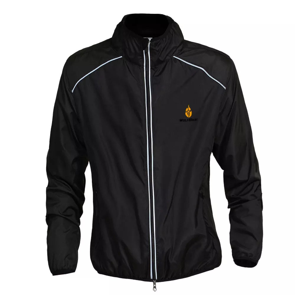 Herren Fahrradjacke Langarm – Wasserdicht, winddicht & reflektierend, MTB Jacke