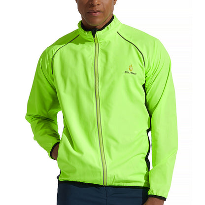 Herren Fahrradjacke Langarm – Wasserdicht, winddicht & reflektierend, MTB Jacke