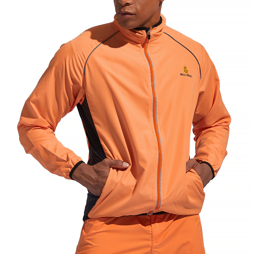 Herren Fahrradjacke Langarm – Wasserdicht, winddicht & reflektierend, MTB Jacke