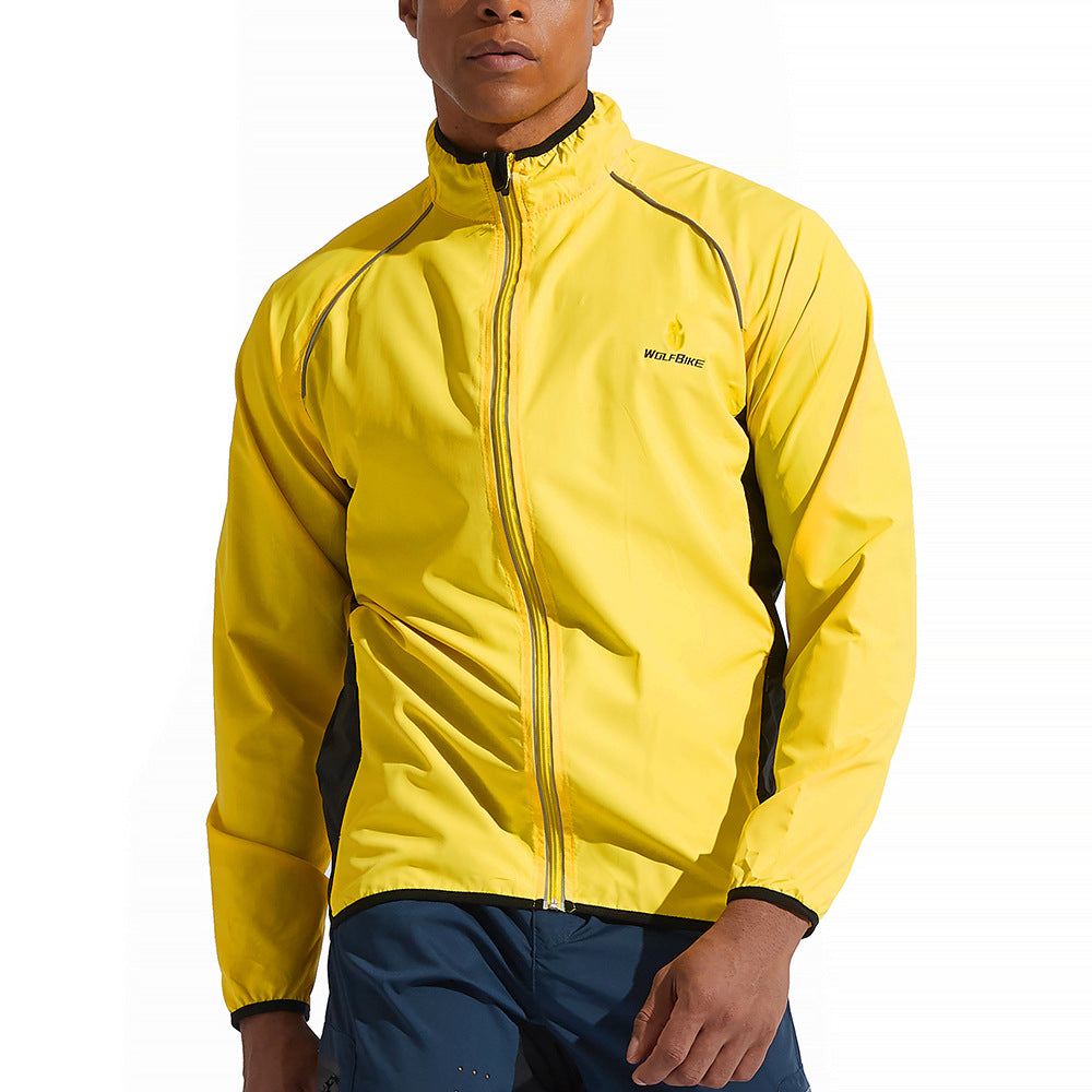Herren Fahrradjacke Langarm – Wasserdicht, winddicht & reflektierend, MTB Jacke