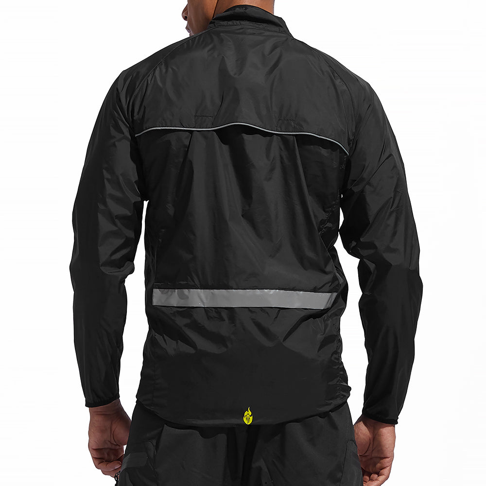 Herren Fahrradjacke Langarm – Wasserdicht, winddicht & reflektierend, MTB Jacke