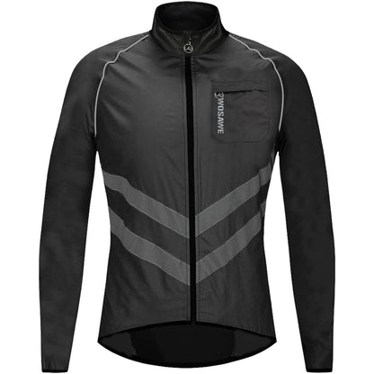 Herren Fahrradjacke – Winddicht, Wasserabweisend & Reflektierend, Leichte Outdoor Windjacke