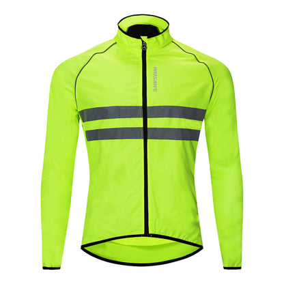 Herren Fahrradjacke – Winddicht, Wasserabweisend & Reflektierend, Leichte Outdoor Windjacke