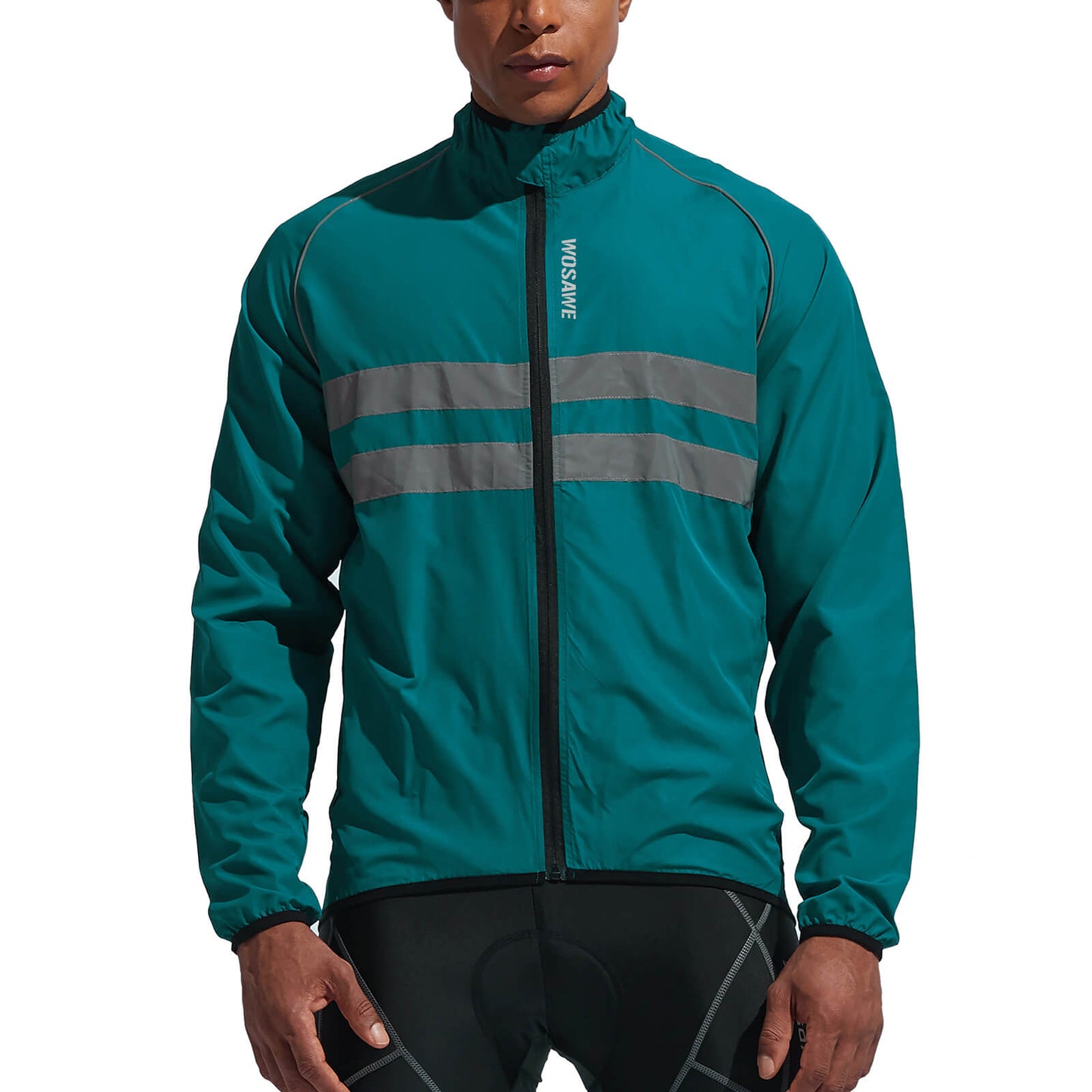 Herren Fahrradjacke – Winddicht, Wasserabweisend & Reflektierend, Leichte Outdoor Windjacke
