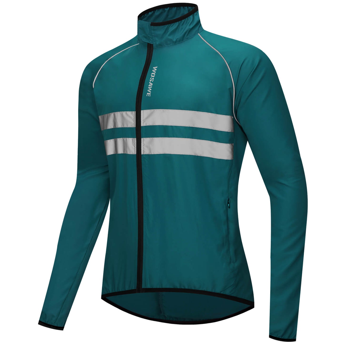 Herren Fahrradjacke – Winddicht, Wasserabweisend & Reflektierend, Leichte Outdoor Windjacke