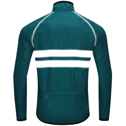 Herren Fahrradjacke – Winddicht, Wasserabweisend & Reflektierend, Leichte Outdoor Windjacke