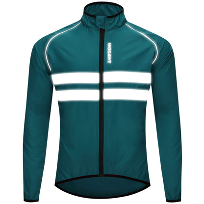 Herren Fahrradjacke – Winddicht, Wasserabweisend & Reflektierend, Leichte Outdoor Windjacke