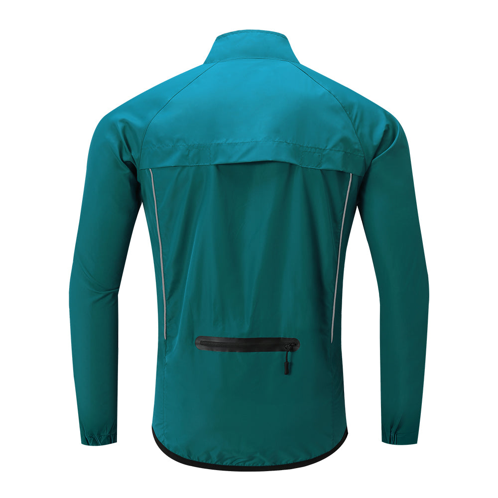 Herren Leichte Winddichte Fahrradjacke – Reflektierende Ultraleichte Windbreaker Jacke