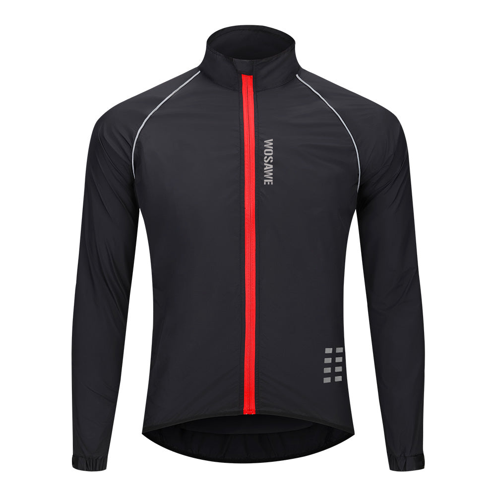 Herren Leichte Winddichte Fahrradjacke – Reflektierende Ultraleichte Windbreaker Jacke