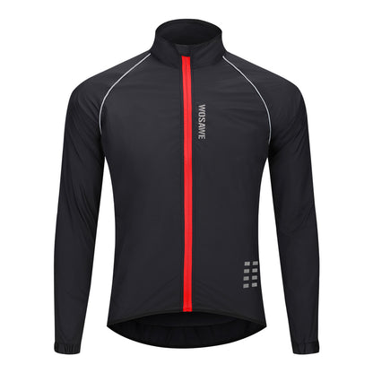 Herren Leichte Winddichte Fahrradjacke – Reflektierende Ultraleichte Windbreaker Jacke