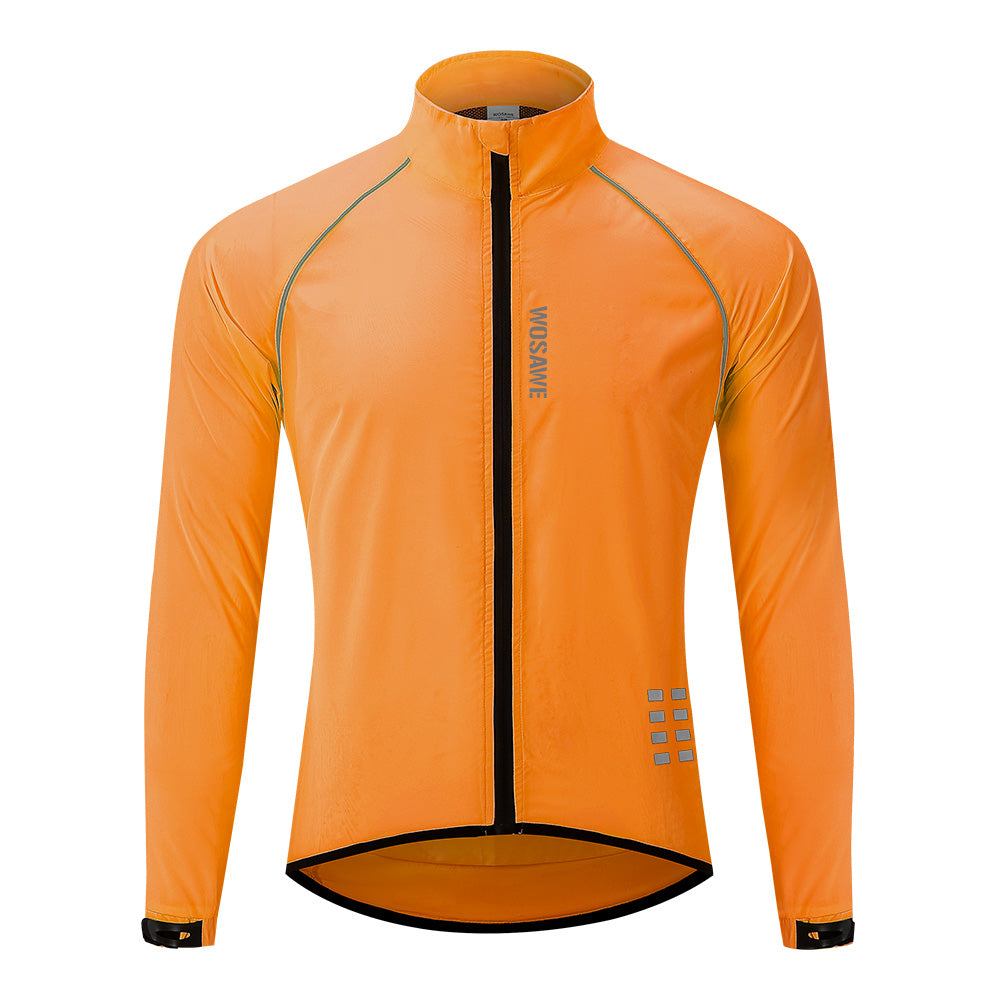 Herren Leichte Winddichte Fahrradjacke – Reflektierende Ultraleichte Windbreaker Jacke