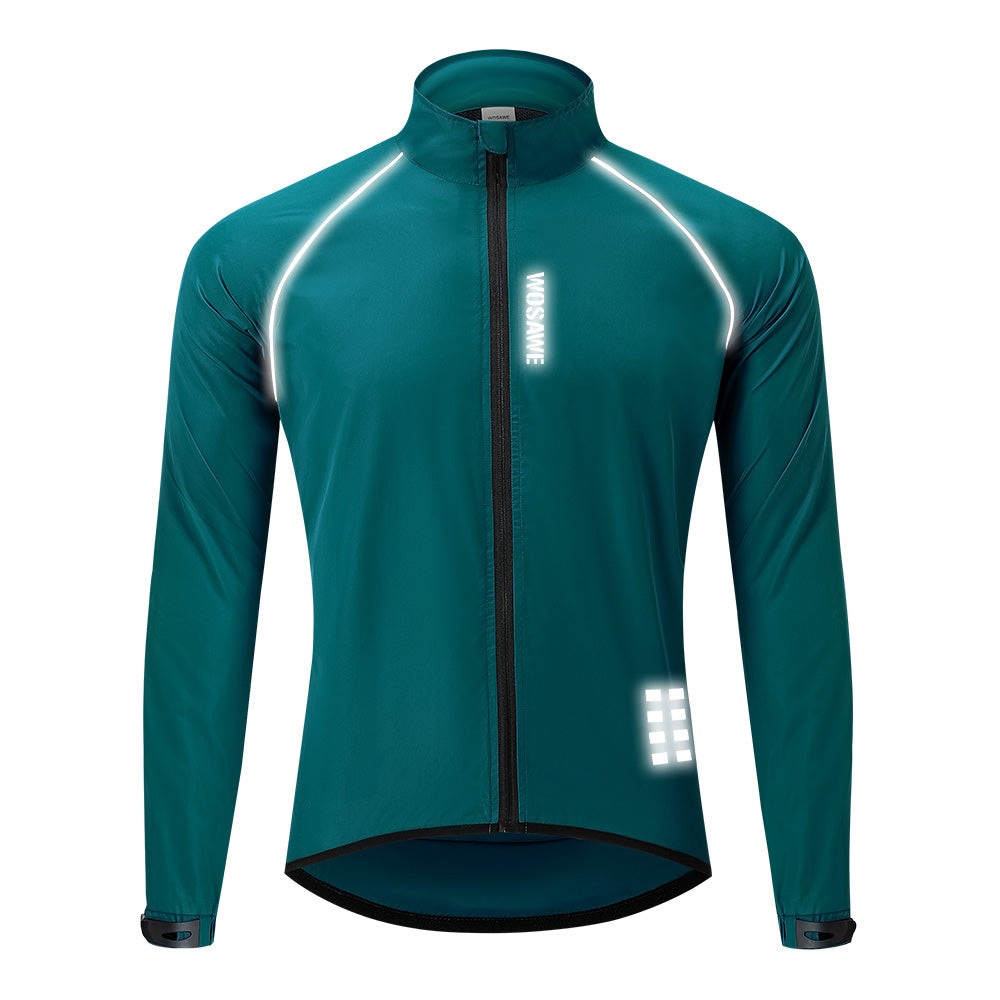Herren Leichte Winddichte Fahrradjacke – Reflektierende Ultraleichte Windbreaker Jacke