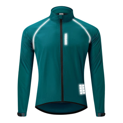 Herren Leichte Winddichte Fahrradjacke – Reflektierende Ultraleichte Windbreaker Jacke