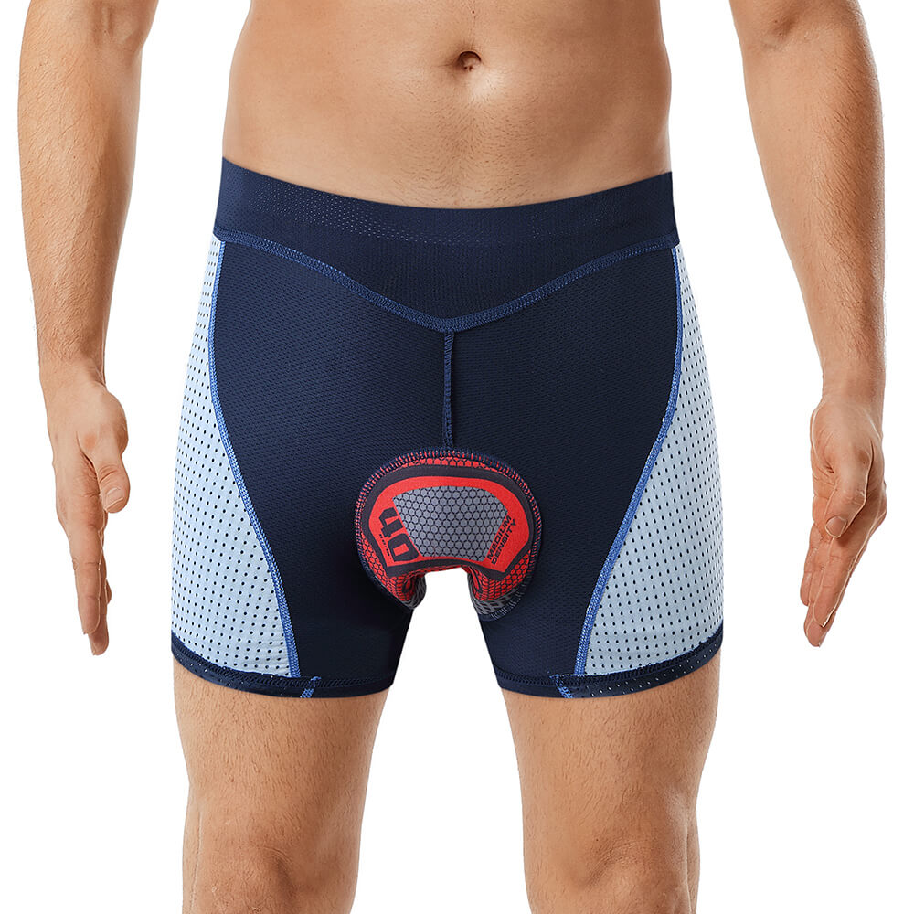 Herren Radunterhose mit 3D Gel-Polster – Atmungsaktive Fahrrad Innenhose