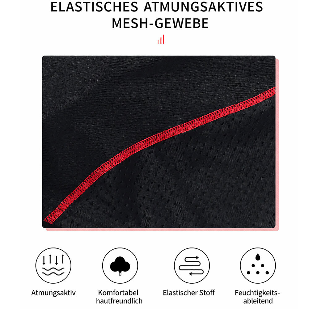 Herren Radunterhose mit 3D Gel-Polster – Atmungsaktive Fahrrad Innenhose